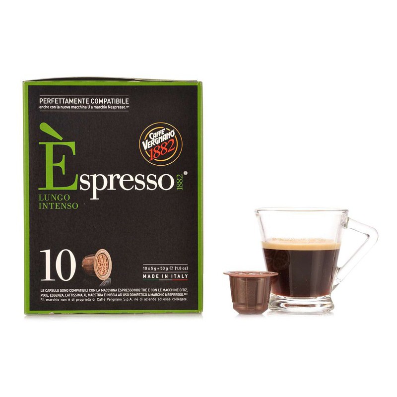 Kavos kapsulės Vergnano Espresso Lungo Intenso