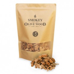 Alyvmedžio rūkinimo drožlės Smokey Olive Wood Olive, V3-01-1.7, skirtos rūkinimui, 1,7 l