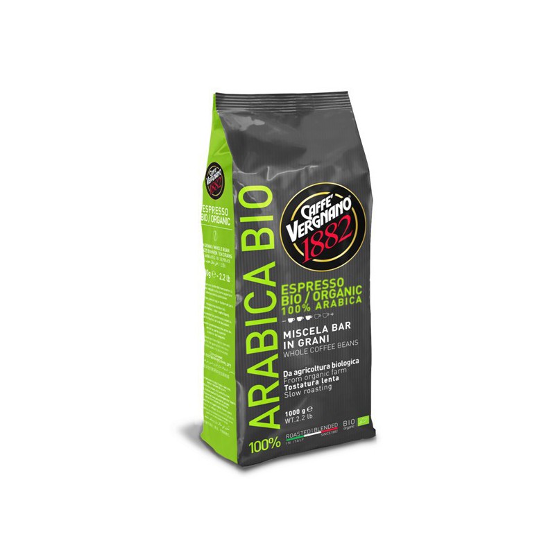 Kavos pupelės Vergnano Bio Arabika, 1 kg