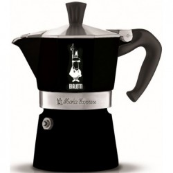 Espresso kavinukas, juodas, 3 puodelių, Bialetti Moka Express Black 04952