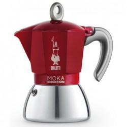 Espresso kavinukas Bialetti Moka Induction Red, 06946, raudonas, 6 puodelių