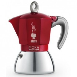 Indukcinis Espresso kavinukas Bialetti Moka Induction Red, 06946, raudonas, 6 puodelių