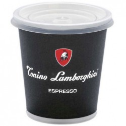 Vienkartinis popierinis puodelis Tonino Lamborghini „Espresso“, 120 ml.