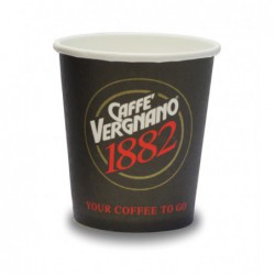 Vienkartinis popierinis puodelis Vergnano Vergn_99171/99177, 85 ml., juodai kavai
