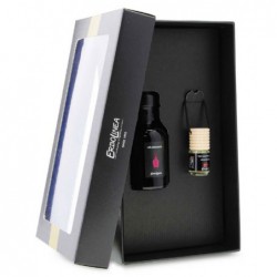 Kvapų namams rinkinys Erbolinea Prestige Melagranata ERBGIFTPACK4, sudaro kvapas namams su lazdelėmis ir kvapas automobiliui, 50 ml ir 5 ml