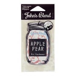 Pakabinamas kvapas automobiliui ar namams John's Blend - Air Freshener Apple Pear, OAJON0104, obuolių ir kriaušių