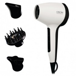 Plaukų džiovintuvas Osom Professional OSOMP96WHHD, baltos spalvos, 1600 - 1800 W, su lietimo jutikliu