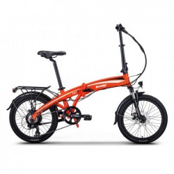 Elektrinis dviratis Beaster BS115O, 250 W, 36 V, 8,8 Ah, oranžinis, sulankstomas
