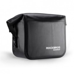 Krepšys dviračiui RockBros AS008, nepralaidus vandeniui, juodas