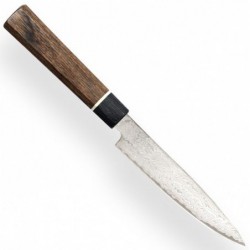 Damasko plieno peilis Senzo Black, BD-02 Petty knife,12 cm ašmenys