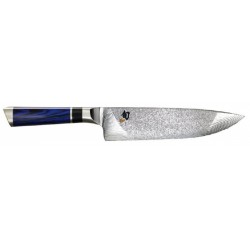 Damasko plieno peilis KAI Japanese Shun Engetsu knife limited edition TA-0706, 20 cm ašmenys