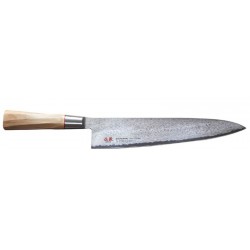 Damasko plieno peilis Twisted Octagon, TO-06 Chief knife, 24 cm ašmenys