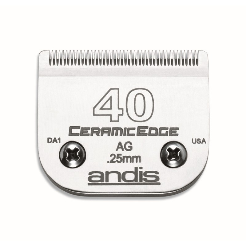 Peiliukai gyvūnų plaukų kirpimo mašinėlėms ANDIS, AN-64265, 0,25mm ilgio
