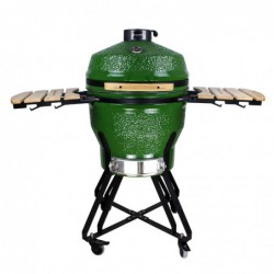 Kamado grilis su priedais Zyle 56 cm, Large ZY22KSGRSET, žalias