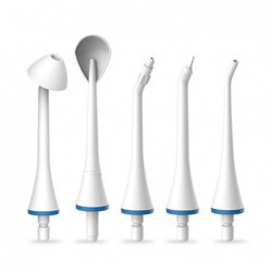 Burnos irigatoriaus antgalių rinkinys OSOM Oral Care Replacement Tips Kit OSOMORALWF8801KIT, baltos spalvos, 5 vnt.