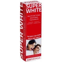 Balinamoji dantų pasta SimpleSmile Super White Multifunctional Whitening Toothpaste BECSS141698, mėtų skonio, 75 ml