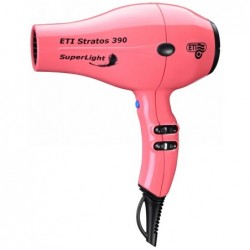 Profesionalus plaukų džiovintuvas ETI Stratos SuperLight 390 Pink ETIStratos390SuperLightP, rožinės spalvos, 2200 W