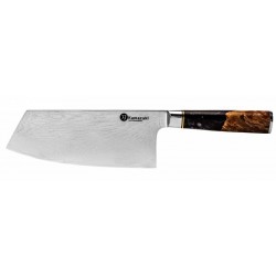 Damasko plieno peilis Kamazaki Cleaver KZI103KN, 19 cm