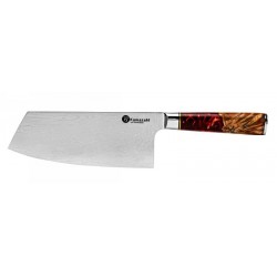 Damasko plieno peilis Kamazaki Cleaver KZI201KN, 19 cm