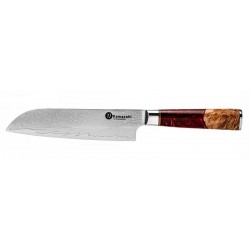 Damasko plieno peilis Kamazaki Santoku KZI205KN, 18 cm