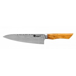 Damasko plieno peilis Kamazaki Chef KZI301KN, 20 cm