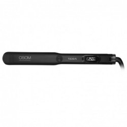 Plaukų tiesintuvas OSOM Professional TERRA Hair Straightener OSOMP006BL, juodos spalvos