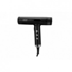 Plaukų džiovintuvas OSOM Professional VORTEX High Speed BLDC Hair Dryer OSOMP6809BL, juodos spalvos, 1800W