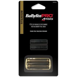 Tinklelis barzdaskutei Babyliss Pro Replacement Foil Head 2 Cutters Gold FXRF2GE, skirtas barzdaskutei FXFS2GE